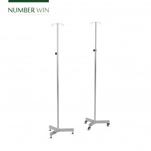 NWH007 Stainless Steel Infusion Stand(stainless steel base)